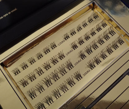 Classic Chic DIY Lash Extensions Kit - Natural Cluster Lashes